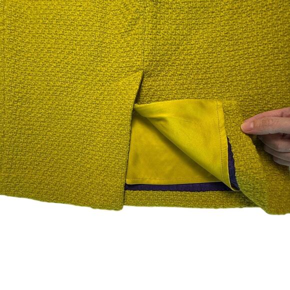 Boden Women’s Mustard Wool Blend Pencil Skirt Lined Size UK 10 / US 6 - Picture 3 of 10